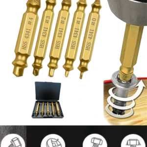 Extractor de Tornillos Por 6 Piezas