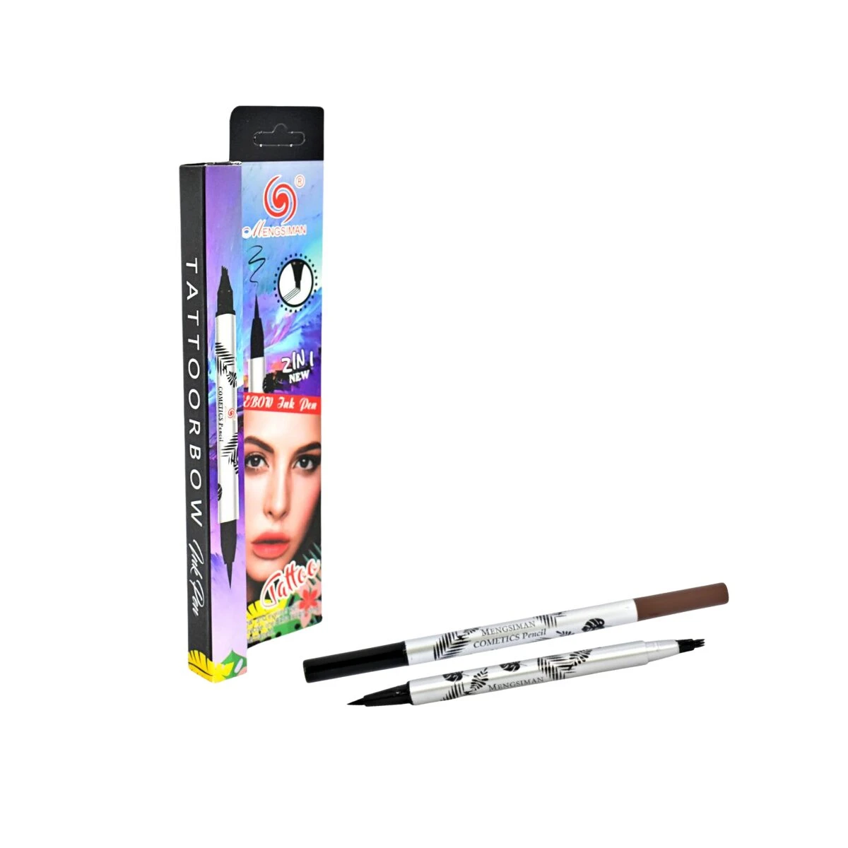 Set x3 Plumón para Cejas Efecto Pelo a Pelo - Dibuja trazos precisos de larga duración