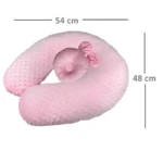 Cojín ergonómico de lactancia con diseño dona - Reduce fatiga muscular y facilita posiciones seguras para bebé - Imagen 5