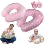 Cojín ergonómico de lactancia con diseño dona - Reduce fatiga muscular y facilita posiciones seguras para bebé - Imagen 2