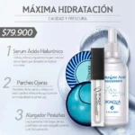 Set de cuidado contorno ojos con suero pestañas - Reduce ojeras e hidrata profundamente tu mirada