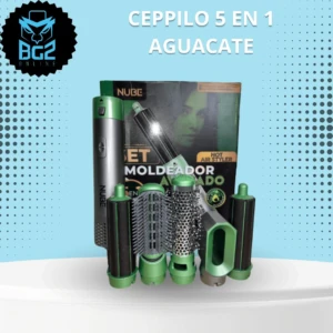 Cepillo Secador Moldeador Multifunción 5 en 1 - Alisa ondula y da volumen suave
