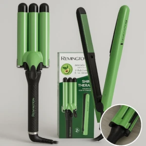 Pinza Onduladora de 3 Barriles Ondas de Sirena - Crea ondas profundas y suaves