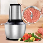 Picadora eléctrica multifuncional 2L con motor 350W - Ahorra tiempo preparando carnes y verduras en segundos - Imagen 2