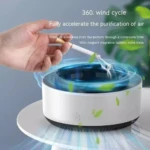 Cenicero purificador de aire con ventilación forzada - elimina humo y olores en segundos - Imagen 4