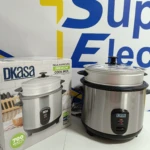 Olla Arrocera Dkasa Acero Inox 2 Libras - Cocina arroz perfecto y verduras al vapor automáticamente - Imagen 4
