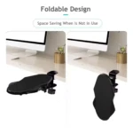Reposabrazos ergonómico ajustable y plegable - Alivia la tensión muscular en brazos y codos - Imagen 3
