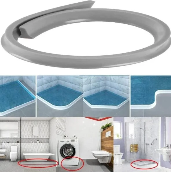 Barrera de agua plegable con ventosas - Protege tus pisos y evita derrames sin herramientas