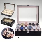 Caja organizadora de relojes con cristal superior - Protege tu colección y exhibe piezas sin polvo - Imagen 6