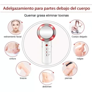 Masajeador Corporal Ultrasonido EMS con Luz Infrarroja - Reduce grasa localizada y tonifica tu cuerpo desde casa