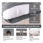 Almohada de Embarazo Cuerpo Completo - Imagen 3