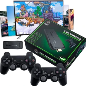 Consola Retro Game Stick M8 con 2 Controles - Emula miles de videojuegos clásicos