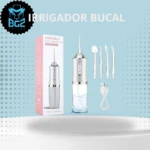Irrigador Bucal Portátil Recargable - Remueve placa interdental y cuida encías
