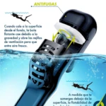 Careta Snorkel Natación Buceo Negro L/Xl