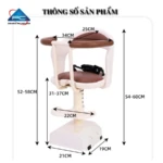 Silla infantil delantera para scooter con arnés ajustable - Viaja seguro manteniendo control visual directo - Imagen 7