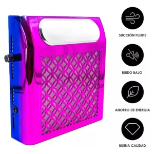 Extractor de polvo para manicura silencioso y potente - Limpia escombros y mantiene tu zona de trabajo ordenada