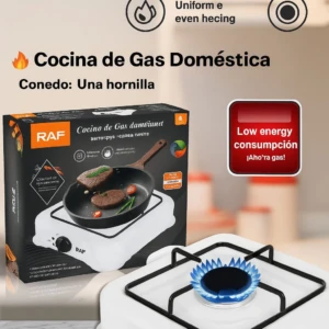 Estufa de gas de un puesto portátil - Cocina rápido y eficiente en espacios reducidos