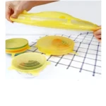 Set 6 Pc Tapas de Silicona
