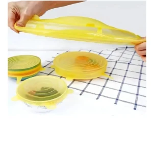 Set 6 Pc Tapas de Silicona