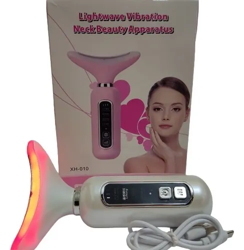 Masejeador de Papada con Vibración y Luz LED - Reafirma tu piel y elimina arrugas en casa
