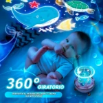 Lámpara Conejito Proyector con Música Bluetooth y Rotación 360 - Ayuda a conciliar el sueño rápido de tu bebé - Imagen 8