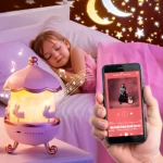 Lámpara Conejito Proyector con Música Bluetooth y Rotación 360 - Ayuda a conciliar el sueño rápido de tu bebé - Imagen 2