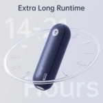 Mini ventilador recargable con batería externa - refresca tu cuerpo y carga tu celular simultáneamente - Imagen 3