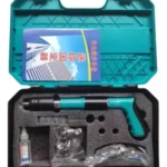 Pistola remachadora manual de acero inoxidable con cabezal móvil - Reduce fatiga y permite trabajar en espacios reducidos - Imagen 2