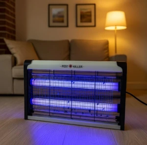 Panel LED Atrapa Mosquitos 6W sin químicos ni ruido - Elimina insectos voladores en dormitorios y oficinas