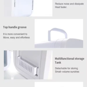 Refrigerador portátil de 8 litros con encendedor - Mantiene tus bebidas y alimentos frescos en cualquier viaje
