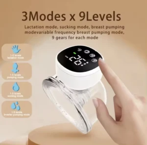 Extractor de leche eléctrico portátil MY-376 con batería recargable - Extrae leche con libertad y discreción en cualquier lugar