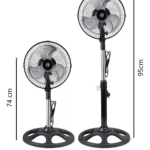 Ventilador Pedestal 12 Pulgadas con 3 As - Imagen 3