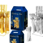 Set de Cubiertos Plateado - Imagen 2