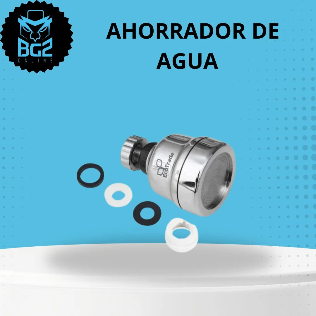 Set x4 Aireador Giratorio Ahorrador para Grifo - Reduce el consumo y aumenta la presión