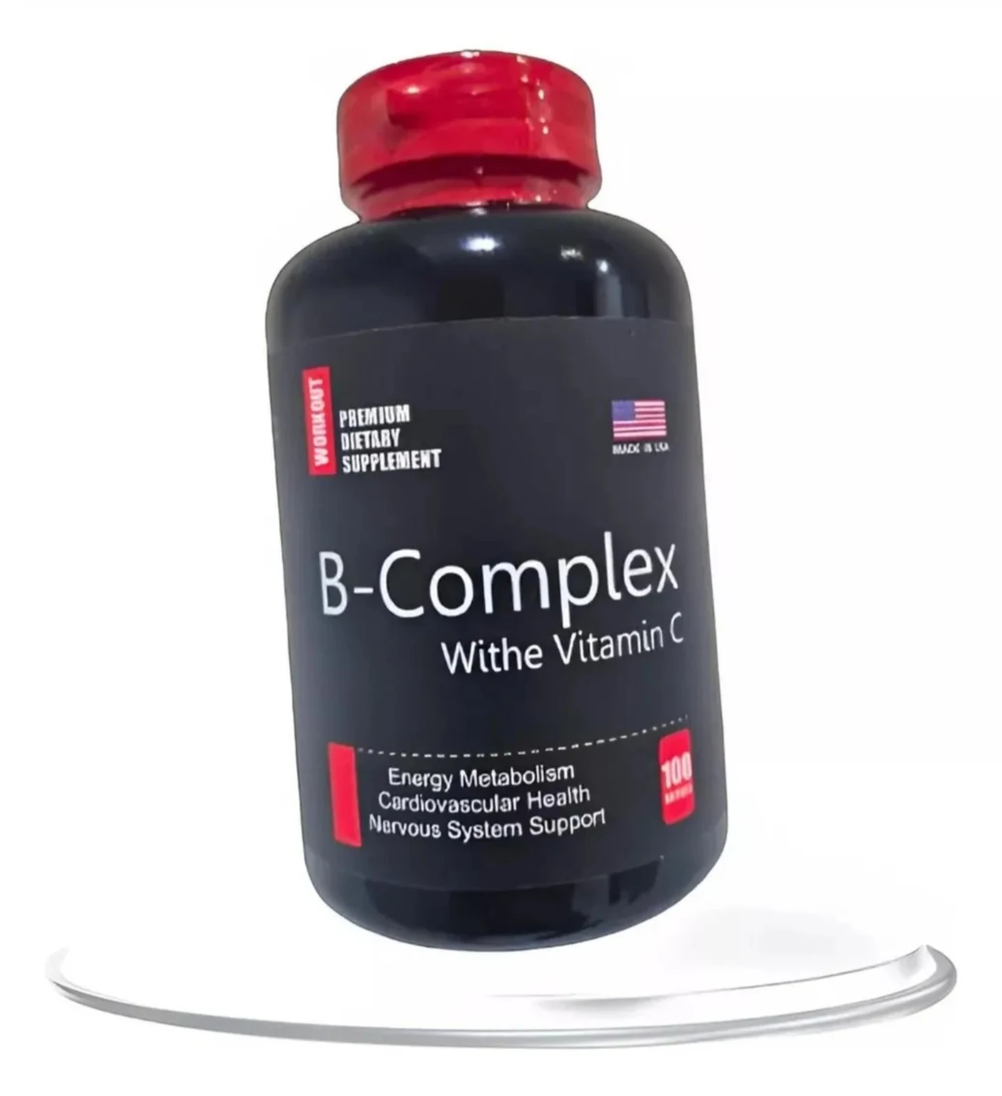 Suplemento Complejo B con Vitamina C - Aumenta la energía y combate la fatiga
