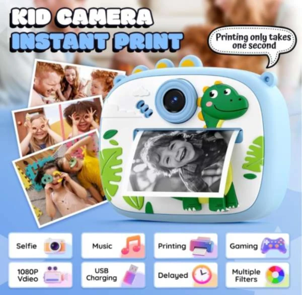 Cámara de Impresión Instantánea para Niñ