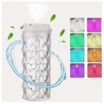 Humidificador ultrasónico portátil con luz RGB y difusor de aceites - Mantiene el aire fresco y relajante en cualquier espacio - Imagen 2