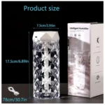 Humidificador ultrasónico portátil con luz RGB y difusor de aceites - Mantiene el aire fresco y relajante en cualquier espacio - Imagen 5