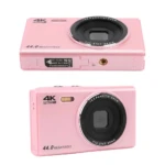 Cámara Digital 4K con Zoom 16X y 44MP - Captura momentos nítidos en alta definición para viajes y vlogs - Imagen 4