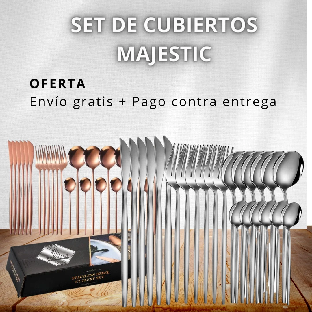 Kit de 24 cubiertos de acero inoxidable pulido - Brilla en cada cena con utensilios resistentes y duraderos