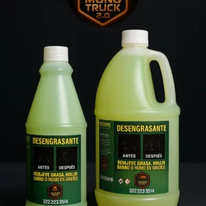 Set x2 Desengrasante Industrial Concentrado Monotruck - Remueve grasa pesada y hollín
