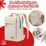Mochila Inteligente Antirrobo con Usb 15 - Imagen 2