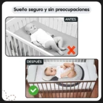 Almohada ergonómica para bebé con soporte anatómico - Ayuda a prevenir cabeza plana y alivia cólicos - Imagen 2
