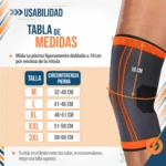 Rodillera Ortopédica Deportiva Naranja S - Imagen 6