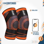 Rodillera Ortopédica Deportiva Naranja S