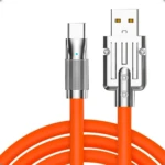 Set x2 Cables USB con conectores de zinc reforzados - Carga rápida y segura para tus dispositivos móviles - Imagen 4