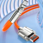 Set x2 Cables USB con conectores de zinc reforzados - Carga rápida y segura para tus dispositivos móviles - Imagen 3