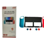 Kit protector silicona Nintendo Switch OLED - protege consola contra golpes y suciedad - Imagen 8