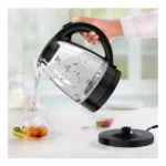 Hervidor eléctrico Sokany de vidrio 2L con apagado automático - Hierve agua rápidamente para preparar infusiones y bebidas calientes - Imagen 4