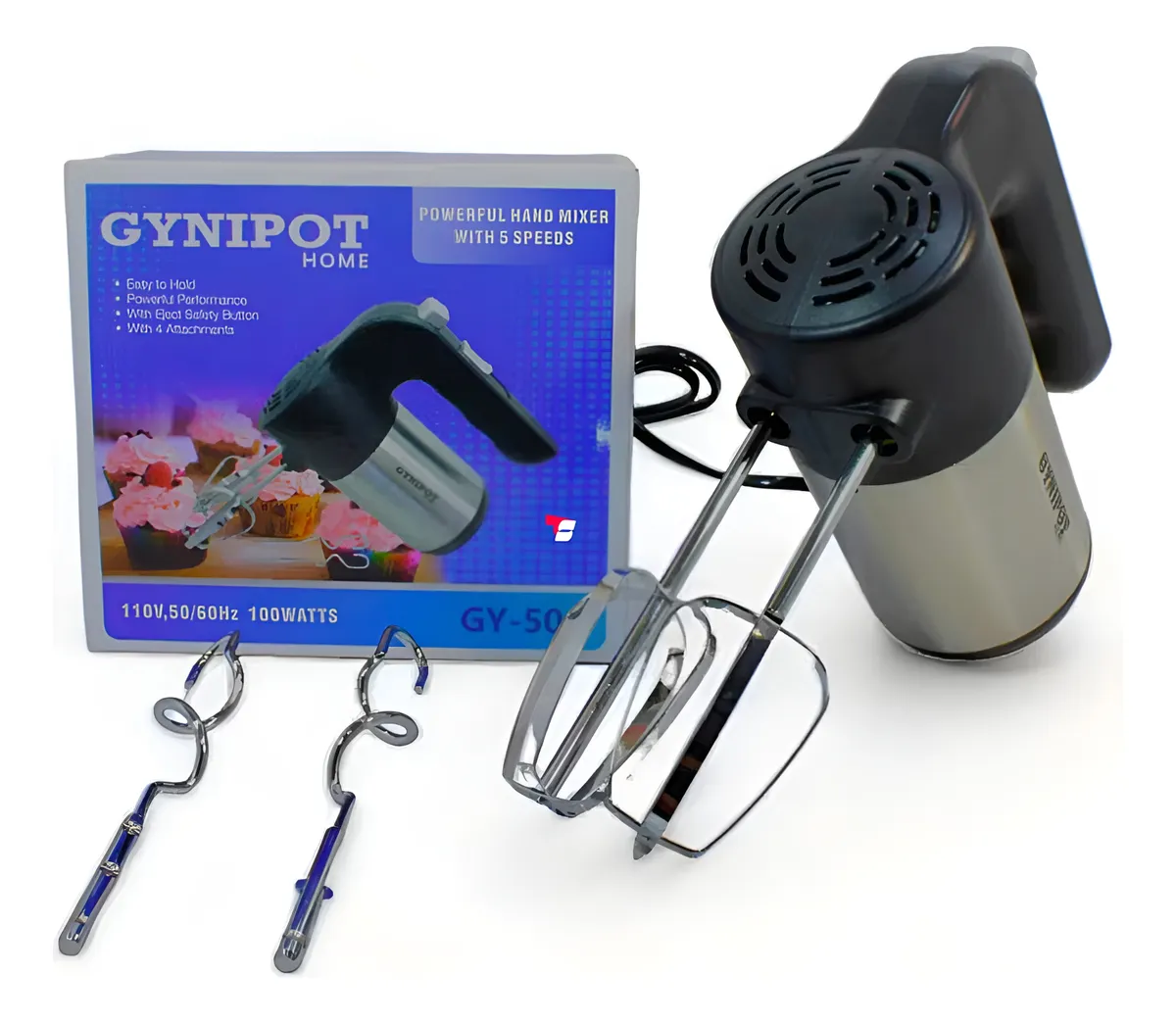 Batidora Manual Gynipot 100 Watts 5 Vel